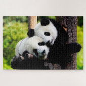 Kinderspielzeug Pandas, Puzzle Jigsaw (Horizontal)