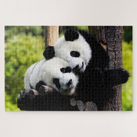 Kinderspielzeug Pandas, Puzzle Jigsaw (Horizontal)