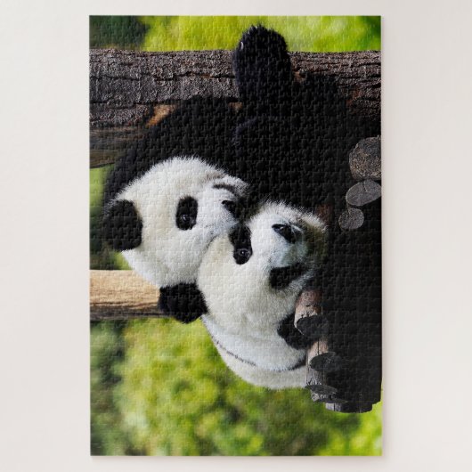 Kinderspielzeug Pandas, Puzzle Jigsaw (Vertikal)