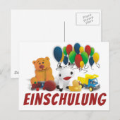 Kinderspielzeug Postkarte (Vorne/Hinten)