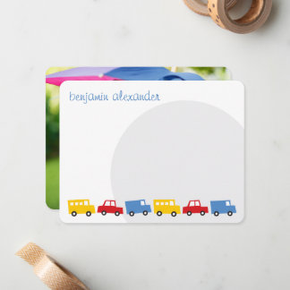 Kinderspielzeug Transport Baby/Kind Geburtstag Dan Mitteilungskarte
