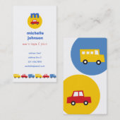 Kinderspielzeug transportiert Mama-/Vater-CallingC Telefonnummerkarte (Vorne/Hinten)