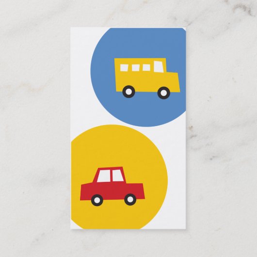 Kinderspielzeug transportiert Mama-/Vater-CallingC Telefonnummerkarte (Rückseite)