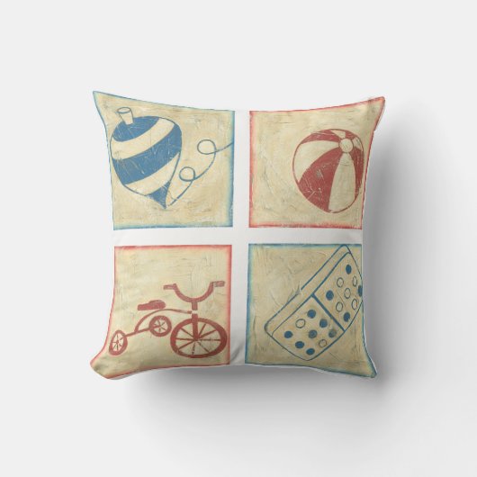 Kinderspielzeug von Chariklia Zarris Kissen (Vorderseite)