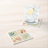 Kinderspielzeug von Chariklia Zarris Rechteckiger Pappuntersetzer (Vor Ort)