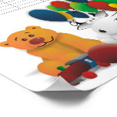 Kinderspielzeug / Zeitplan Poster (Ecke)