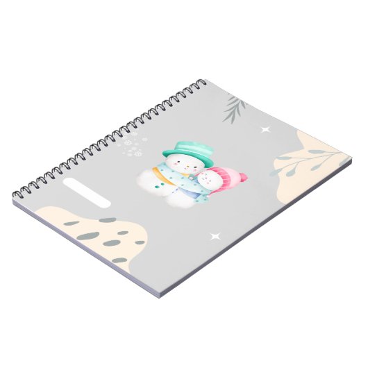 KinderspiralNotebook für Winterkreativität Notizblock (Linke Seite)