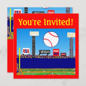 Kindersport-personalisierte Party Einladungen (Vorne/Hinten)