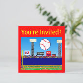 Kindersport-personalisierte Party Einladungen (Stehend Vorderseite)