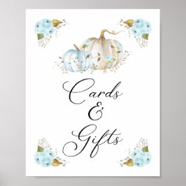 Kinderspuckskarte und Geschenkschild Poster