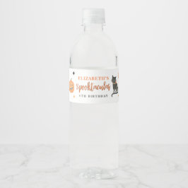 Kinderspuke-Geburtstagsparty Wasserflaschenetikett