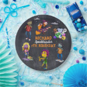 Kinderspuke Halloween-Kostüm Geburtstagspoplatte Pappteller (Party)