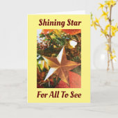 ****KINDERSTAR FÜR ALLE, DIE SICH SEHEN*** KARTE (Gelbe Blume)