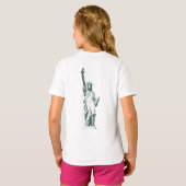 Kinderstatue des Liberty Sweatshirt New York Shirt (Schwarz voll)