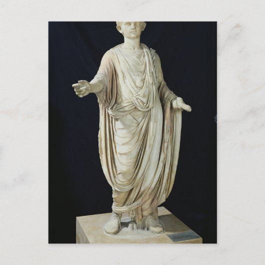 Kinderstatue Postkarte (Vorderseite)