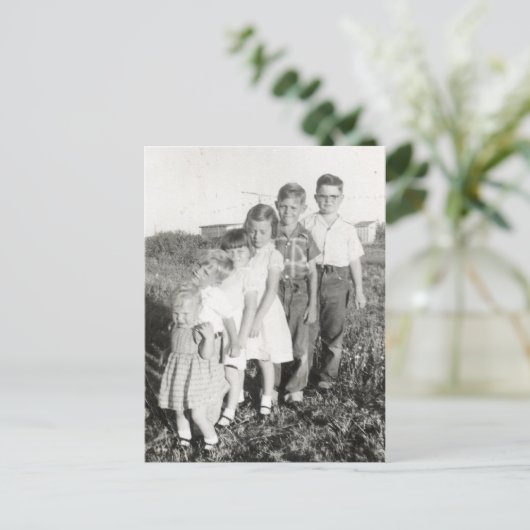 Kindersteppader Postkarte (Stehend Vorderseite)