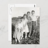 Kindersteppader Postkarte (Vorne/Hinten)