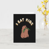 Kindersticker Karte (Gelbe Blume)