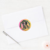 Kindersticker Runder Aufkleber (Umschlag)