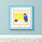 Kinderstockwagen von Chariklia Zarris Leinwanddruck (Insitu (Holzboden))