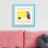 Kinderstockwagen von Chariklia Zarris Leinwanddruck (Insitu (Wohnzimmer))