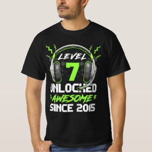 Kinderstufe 7 Phantastisch seit 2015 7. Geburtstag T-Shirt