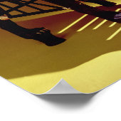 Kinderstuhl, aus dem Grab von Tutankhamun Poster (Ecke)