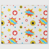 KinderSuperheld Geschenkpapier (Flach)