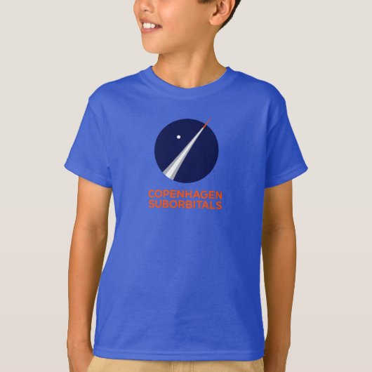 KinderT - Shirt mit Logo Kopenhagens Suborbitals (Vorderseite)