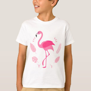 Kindert-Shirt mit rosa Flamingo T-Shirt