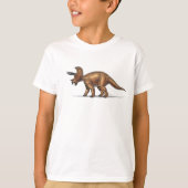 KinderT - Shirttriceratops-Dinosaurier T-Shirt (Vorderseite)