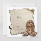 Kindertafel Mütter Tageskarte Maßgeschneidertes Go Karte (Vorderseite)