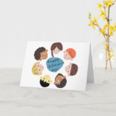 Kindertag Karte (Gelbe Blume)