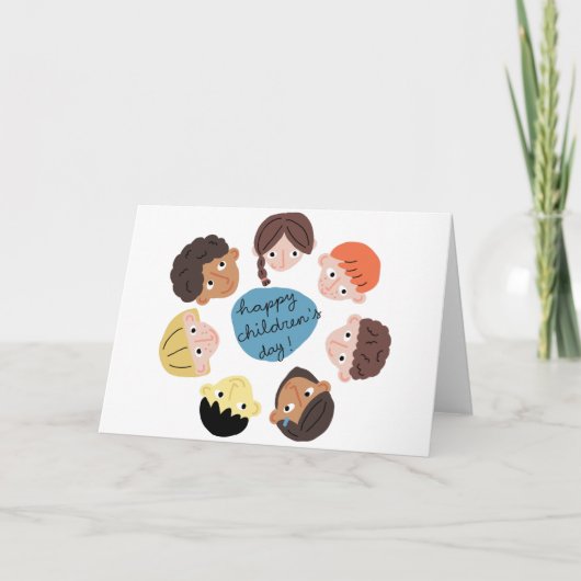 Kindertag Karte (Vorderseite)