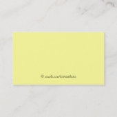 KindertagesCare-Business-Card Telefonnummerkarte (Rückseite)