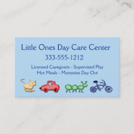 KindertagesCare-Business-Card Telefonnummerkarte
