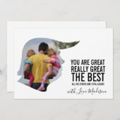 Kindertageskarte Einladung (Vorne/Hinten)