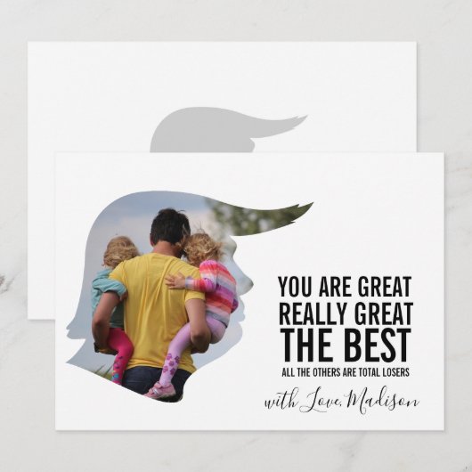 Kindertageskarte Einladung (Vorne/Hinten)