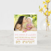 Kindertageskarte Karte (Gelbe Blume)