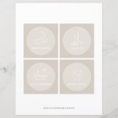 Kindertageskarte Visuelles Schema 4 (Vorderseite)