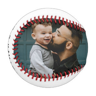 Kindertageskind Vater mit Baby Custom Foto Baseball