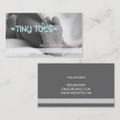 Kindertagesstätte Babysitter Visitenkarte (Vorne/Hinten)