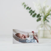 Kindertagesstätte Babysitter Visitenkarte (Stehend Vorderseite)