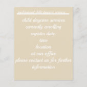 Kindertagesstätte Flyer (Vorne)