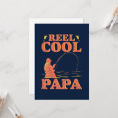 Kindertagesstätte Foto Angeln Vater Cool Papa Karte (Vorderseite/Rückseite Beispiel)