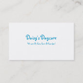 Kindertagesstätte Visitenkarte (Rückseite)
