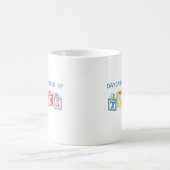Kindertagesstätten-Anbieter der Zwillings-Blöcke Kaffeetasse (Mittel)