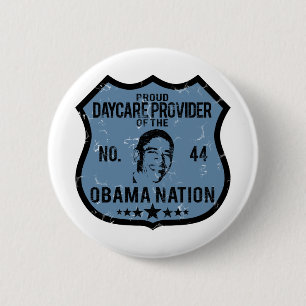 Kindertagesstätten-Anbieterobama-Nation Button