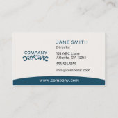 Kindertagesstätten-berufliche Geschäfts-Karte Visitenkarte (Rückseite)