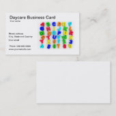 Kindertagesstätten-Visitenkarte Visitenkarte (Vorne/Hinten)